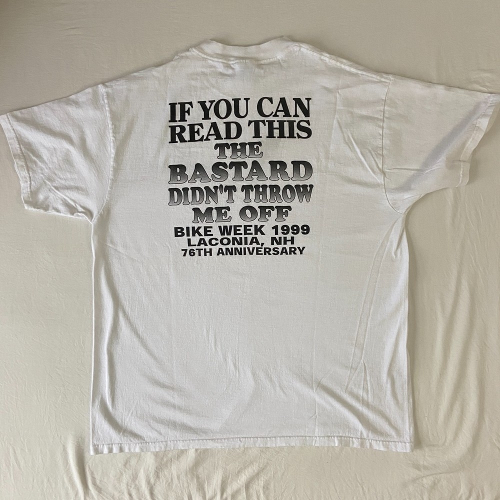 Vintage 1999 Bike Week Laconia, NH 76th Anniversary Shirt